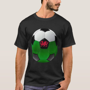 Wales Soccer Football Flag Boys Kids Girls T-Shirt