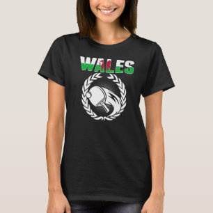 Wales Table Tennis Welsh Ping Pong Team Supporte T-Shirt