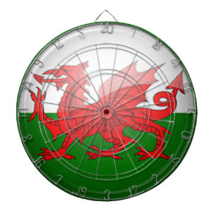 Wales Theme Dartboard