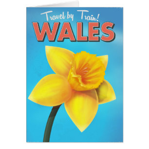 Wales vintage travel poster