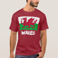 Wales with Welsh flag