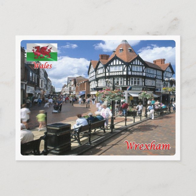 Wales - Wrexham - Postcard (Front)