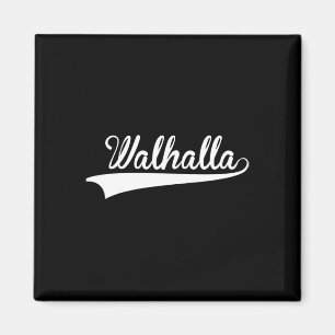 Walhalla Sell Vintage Retro Font Magnet