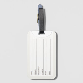Wali Clothing Co. Luggage Tag