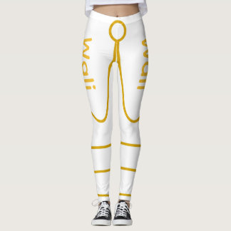 Wali in gold letters leggings