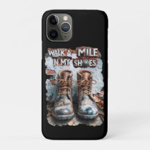 Walk a Mile in My Shoes – Inspirational Rustic