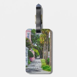 Walk Along Rainbow Row Luggage Tag