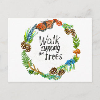 Walk Among the Trees Postcard