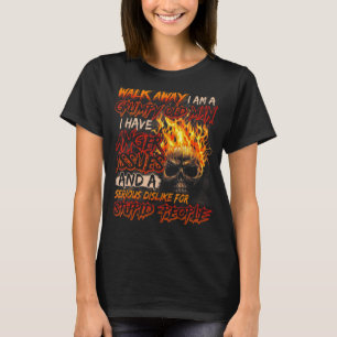 Walk Away I Am A Grumpy Old Man I Have Anger Issue T-Shirt