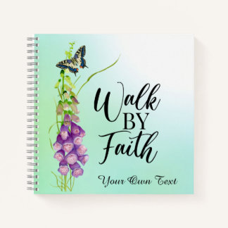 Walk by Faith Bible Verse Notebook