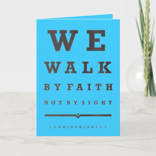 Walk By Faith Card (Front)