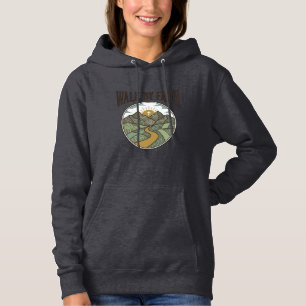 Walk By Faith Christian Mountain Path Vector Hoodie