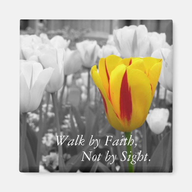 Walk by Faith Magnet (Front)