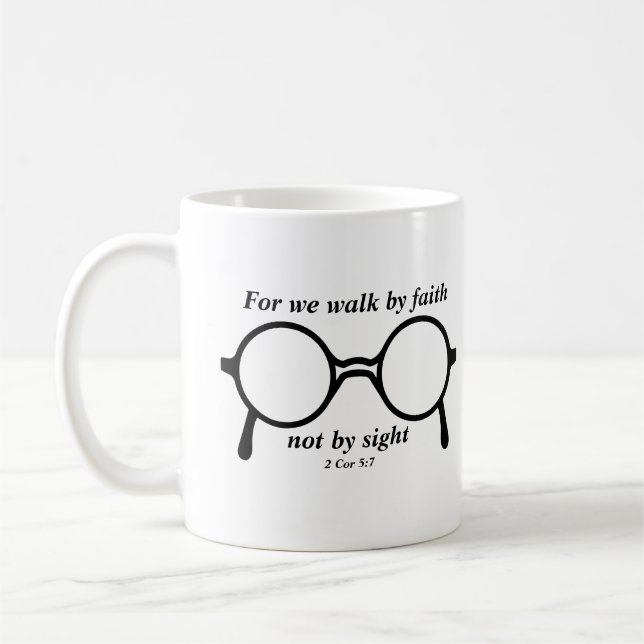 Walk by Faith mug (Left)