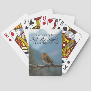 Walk by Faith Not by Sight 2 Corinthians 5:7 Playing Cards