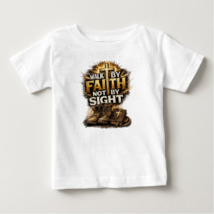 Walk By Faith Not By Sight Baby T-Shirt