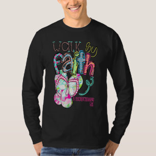 Walk By Faith Not By Sight Christian Bible Verse S T-Shirt