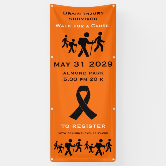 Walk For A Cause Banner (Vertical)