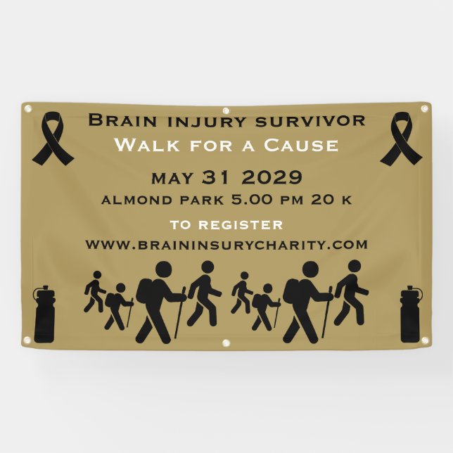 Walk For A Cause Banner (Horizontal)