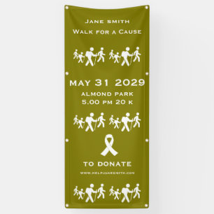 Walk For A Cause Raise Funds Banner