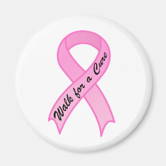 Walk for a Cure Pink Ribbon Magnet