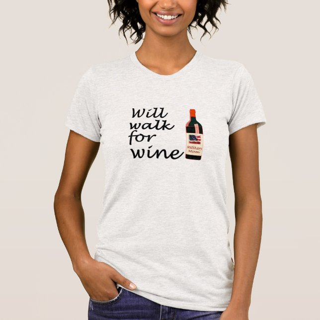 Walk for Wine T T-Shirt (Front)