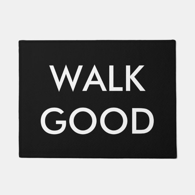 Walk Good Doormat (Front)