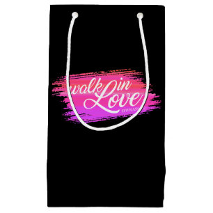 Walk in Love Bible Quote Valentine   Gift Bag