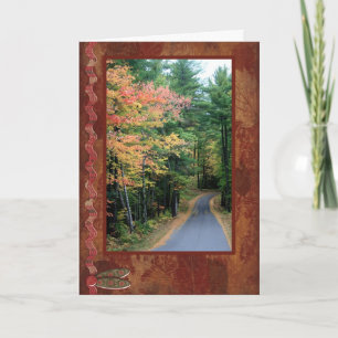 Walk in the Fall Card