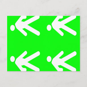 Walk in the green postcard