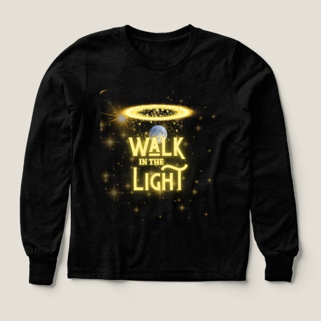 Walk in the Light – Christian Halloween Hoodie (Design Front)