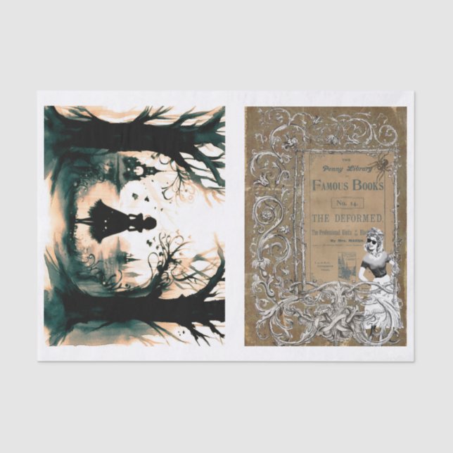 Walk in the Park and Penny Lane Decoupage  Tissue Paper (Front)