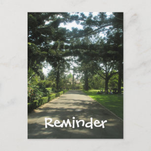 Walk in the  Park Reminder Card