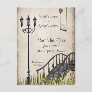 Walk In The Park Save The Date Card