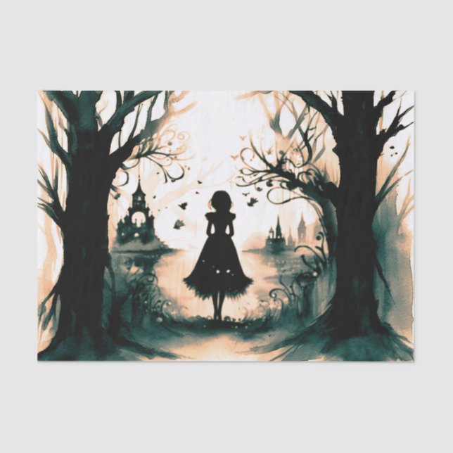 Walk in the Park Tissue Decoupage Paper  (Front)