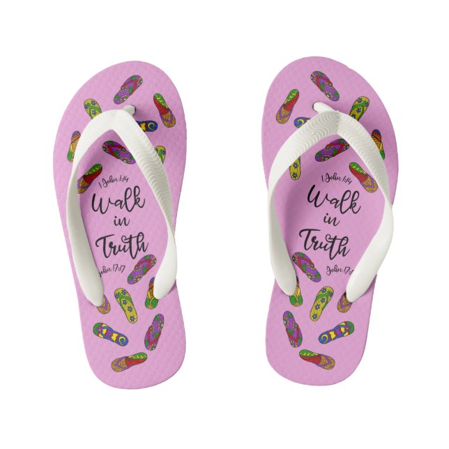 Walk in Truth Kid's Jandals (Footbed)
