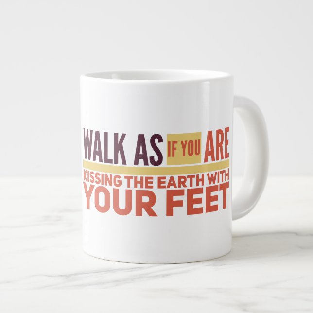 Walk Jumbo Mug (Front Right)
