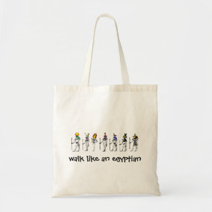 walk like an egyptian tote bag