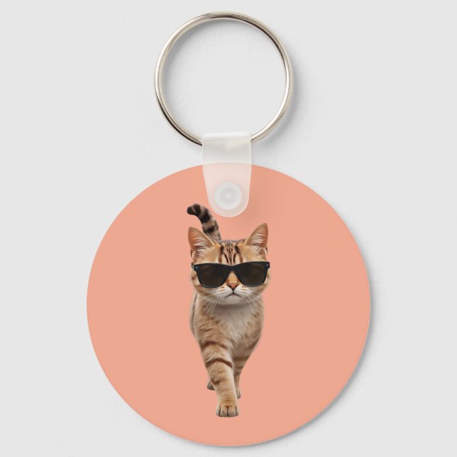 Walk Like You Mean It Key Ring (Front)