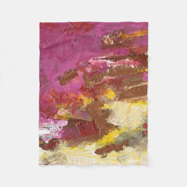 Walk me Through It Fleece Blanket (Front)