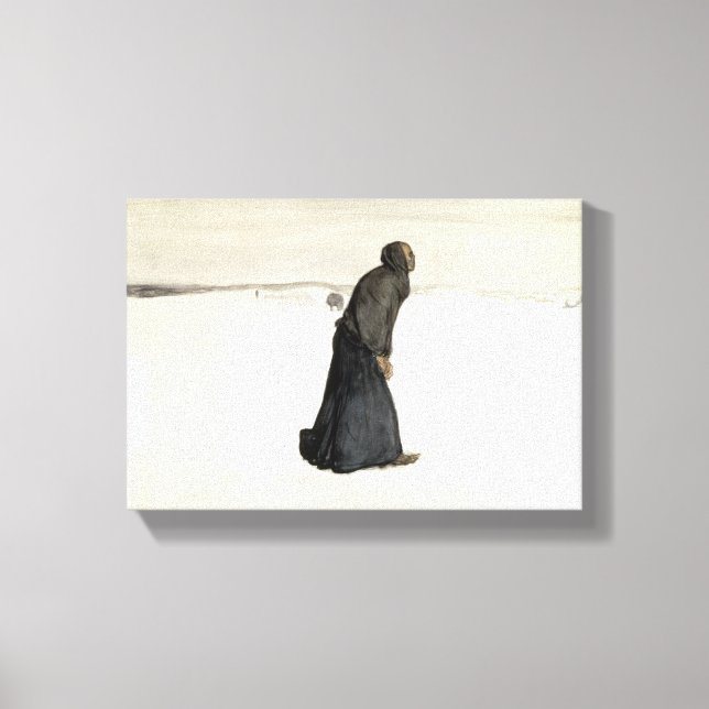 Walk of Death (by Magnus Enckell) Canvas Print (Front)