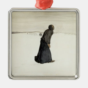 Walk of Death (by Magnus Enckell) Metal Tree Decoration