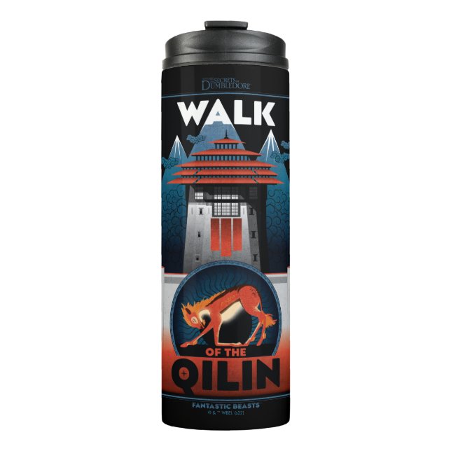 Walk of the Qilin Mountain graphic Thermal Tumbler (Front)