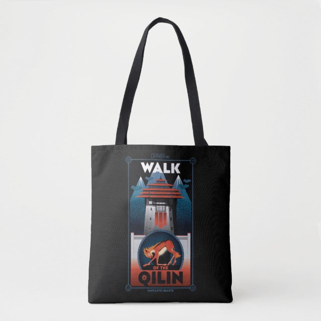 Walk of the Qilin Mountain graphic Tote Bag (Front)