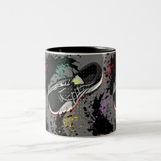 Walk On By Collection Two-Tone Coffee Mug (Center)