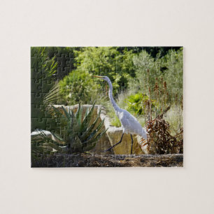 Walk on By (Great Egret) jigsaw puzzle