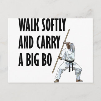 Walk Softly Bo Postcard