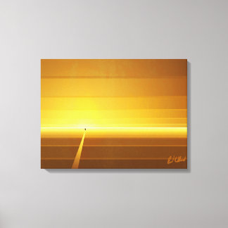 Walk the Line Canvas Print