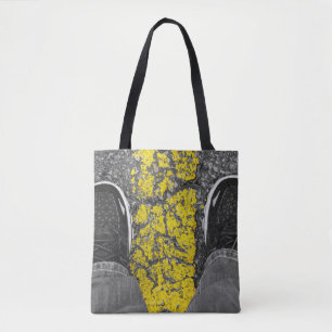 Walk The Line Tote Bag