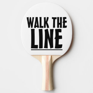 WALK THE LINE WEDDING ROMANTIC PING PONG PADDLES